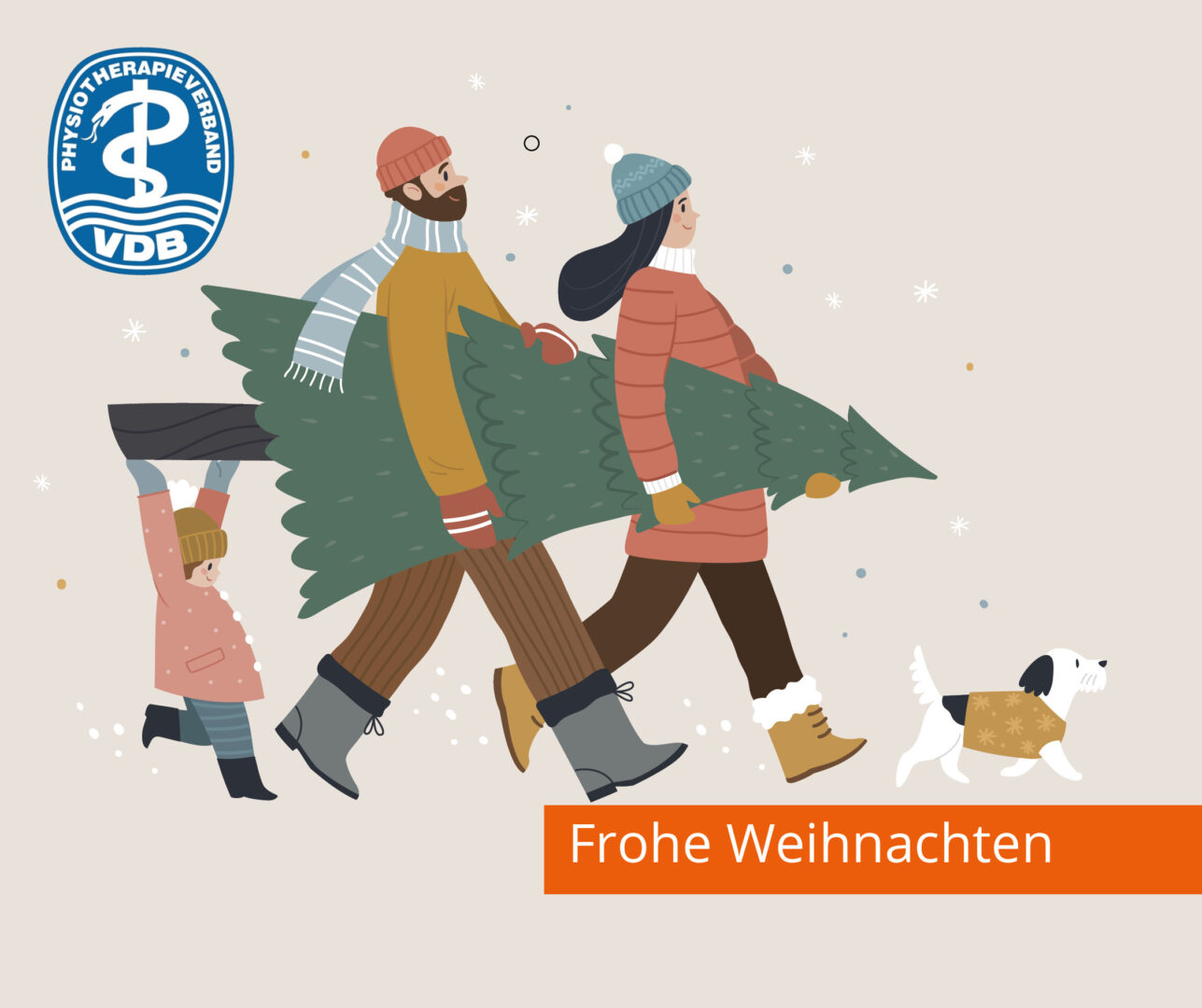 Der VDB-Physiotherapieverband wünscht Frohe Weihnachten